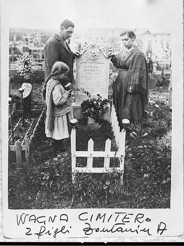 …Begräbnis auf dem italienischen friedhof 1917